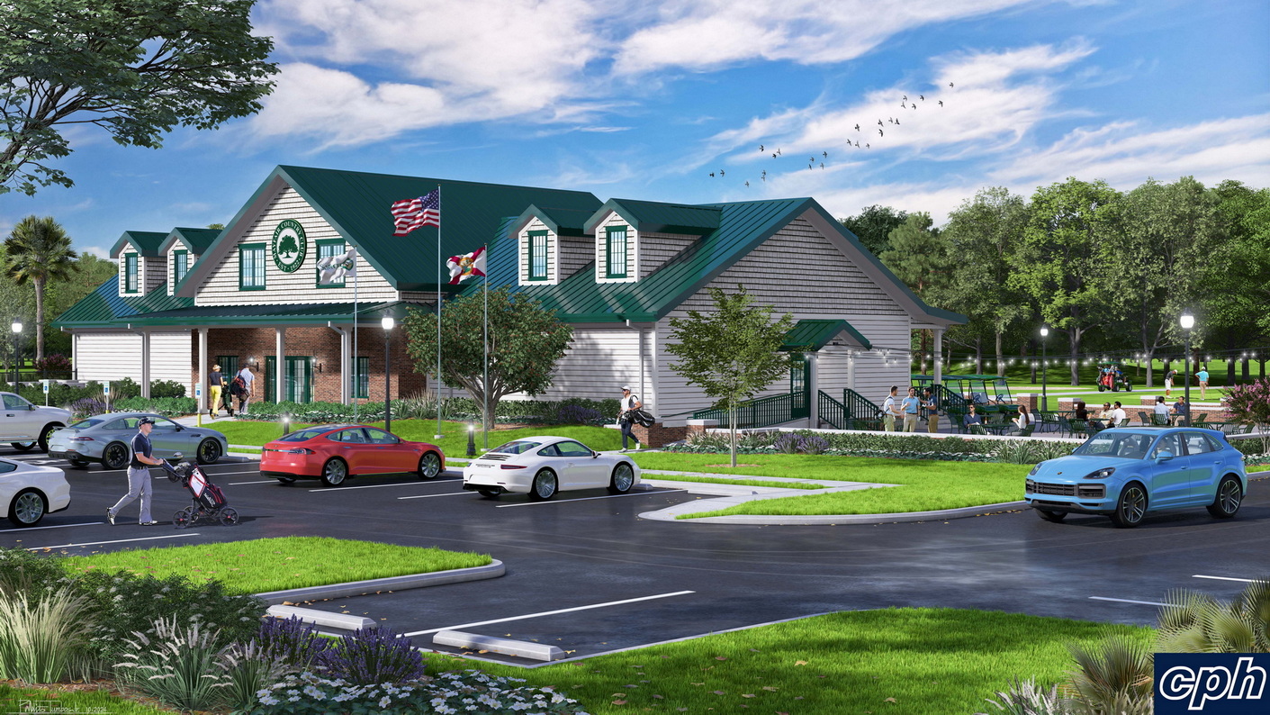 Mayfair Clubhouse - Front Rendering